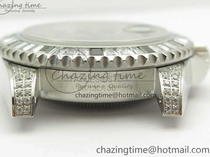 0504 GoAnywhere Submariner Black Diamond Bezel SS GSF Best Edition Black Dial On SS Bracelet A 3270